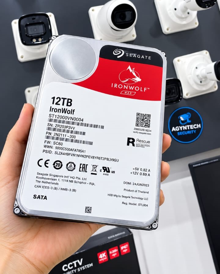 Disque Dur Seagate NAS HDD IronWolf  PRO 12TB  SATA