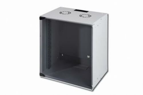 Coffret mural 12U monté 520 × 400 mm
