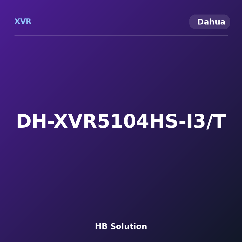 DH-XVR5104HS-I3/T