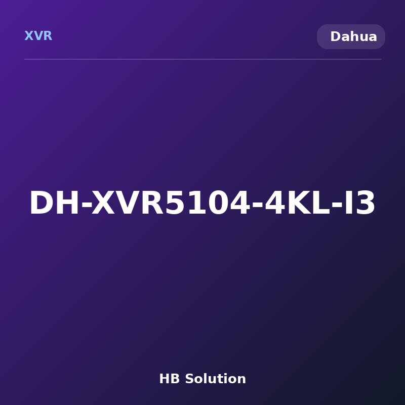 DH-XVR5104-4KL-I3