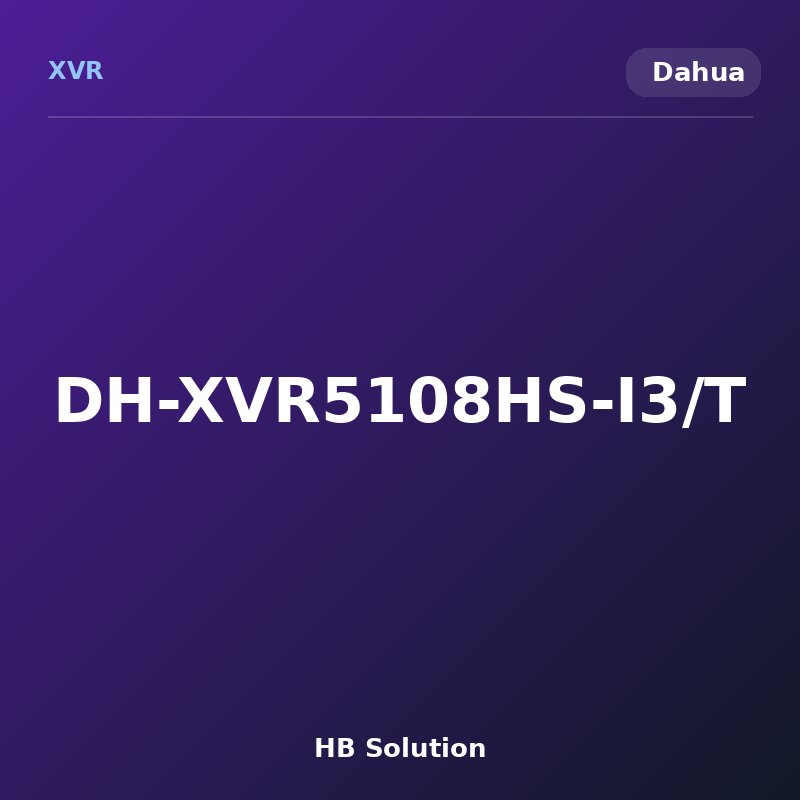 DH-XVR5108HS-I3/T