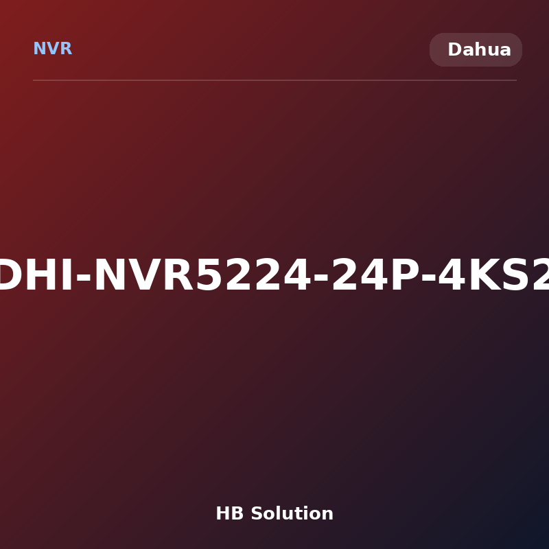 DHI-NVR5224-24P-4KS2