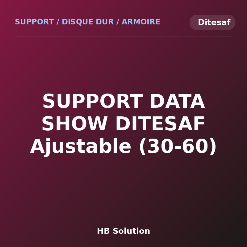 SUPPORT DATA SHOW DITESAF Ajustable (30-60)
