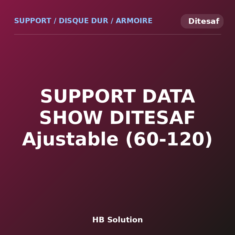 SUPPORT DATA SHOW DITESAF Ajustable (60-120)