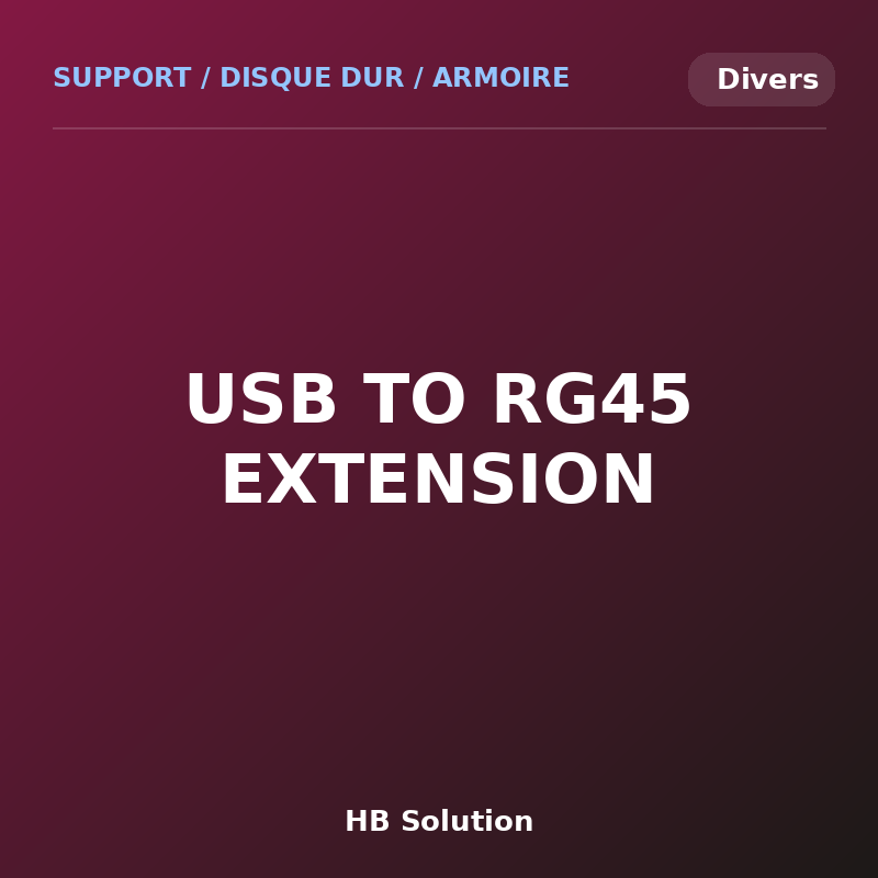 USB TO RG45 EXTENSION