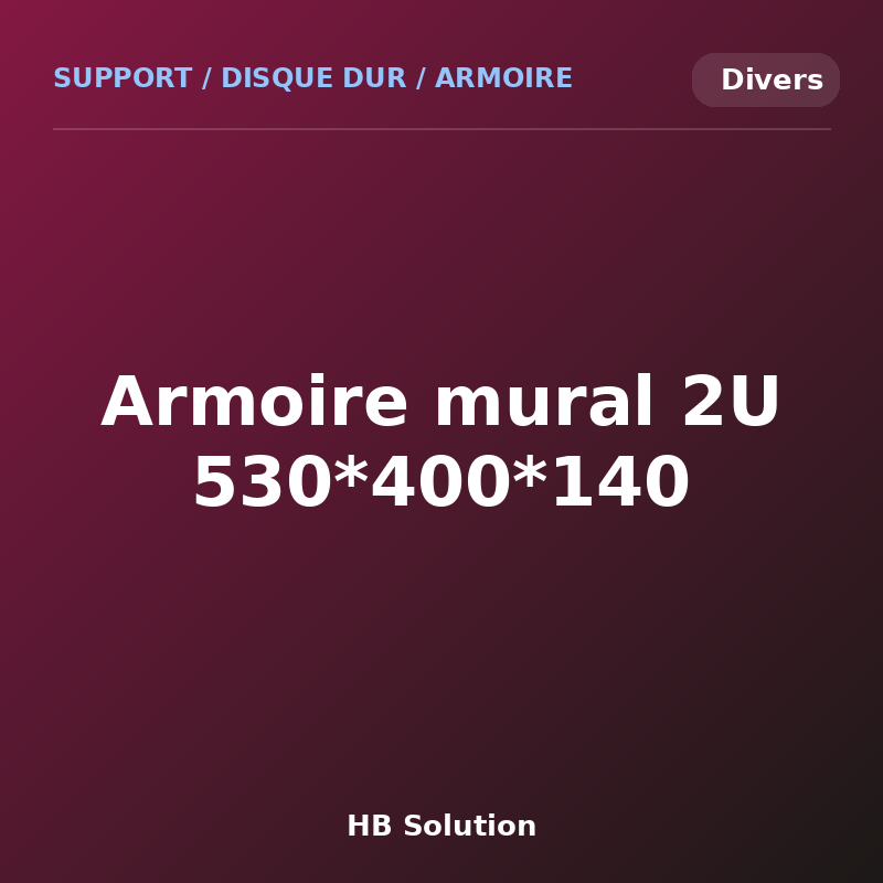 Armoire mural 2U 530*400*140