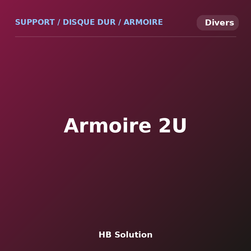Armoire 2U