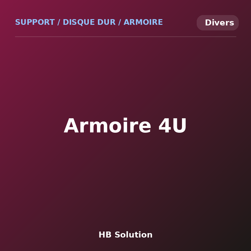 Armoire 4U