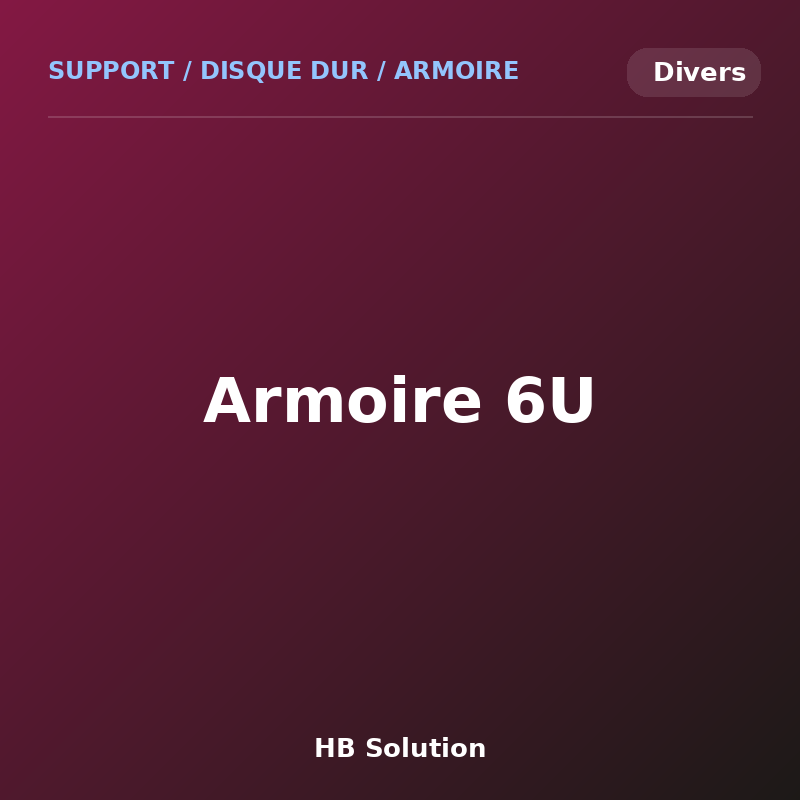 Armoire 6U