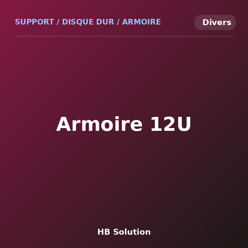 Armoire 12U