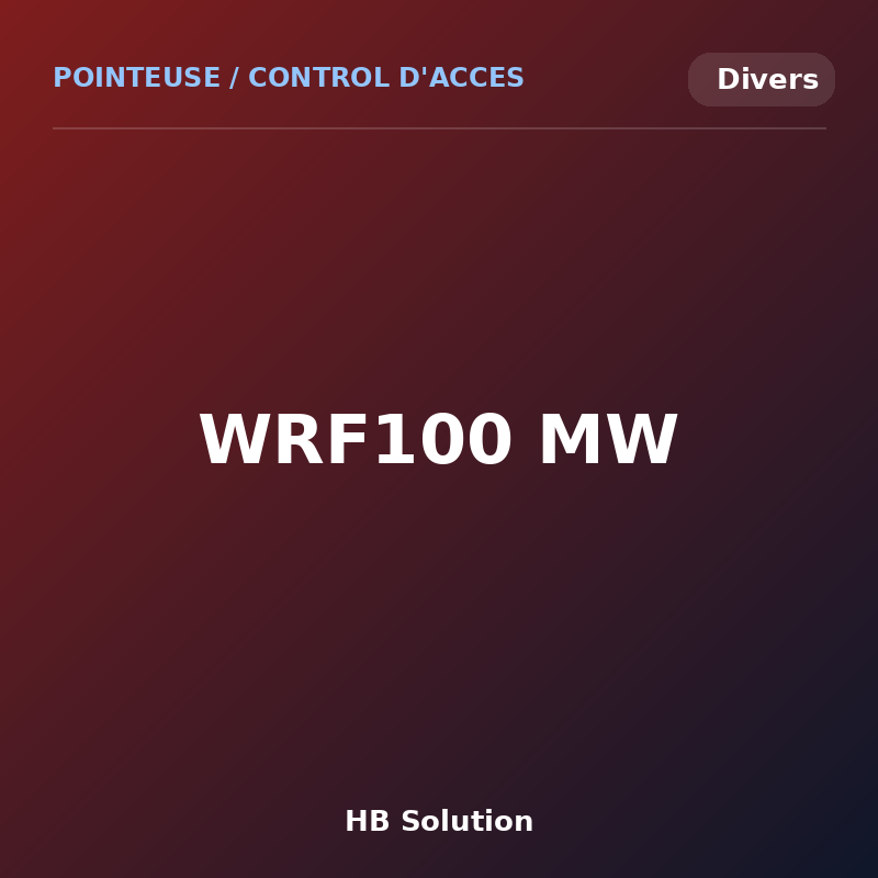 WRF100 MW