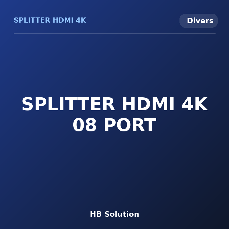 SPLITTER HDMI 4K 08 PORT