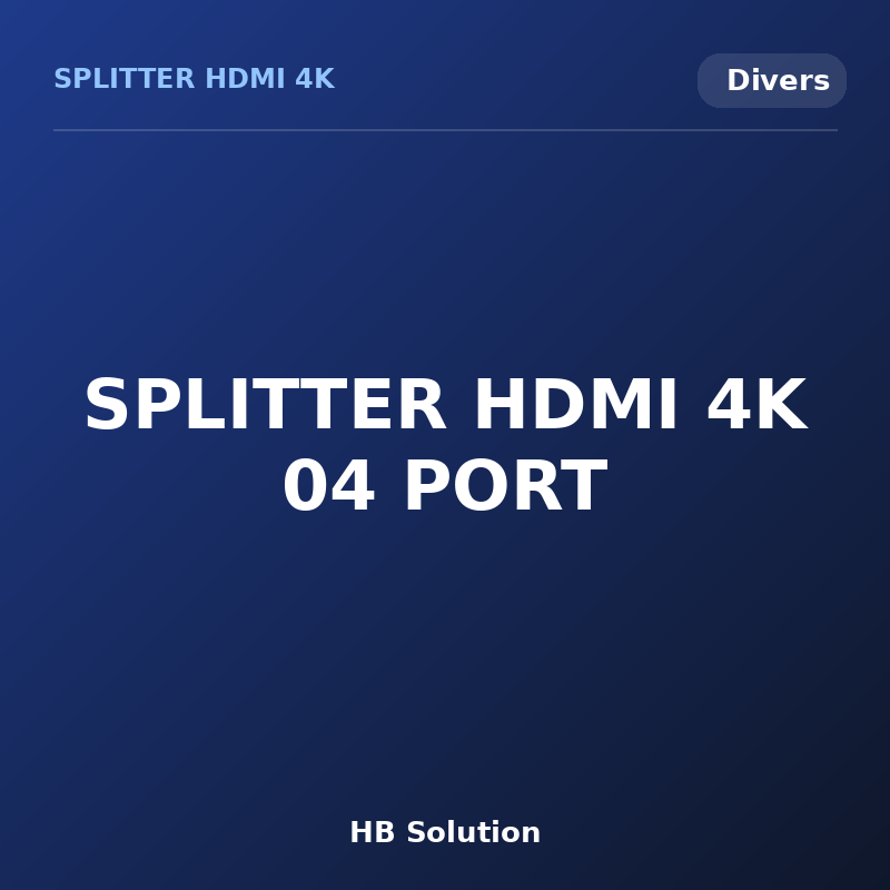 SPLITTER HDMI 4K 04 PORT