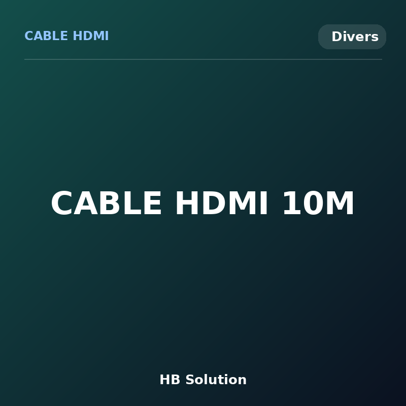 CABLE HDMI 10M