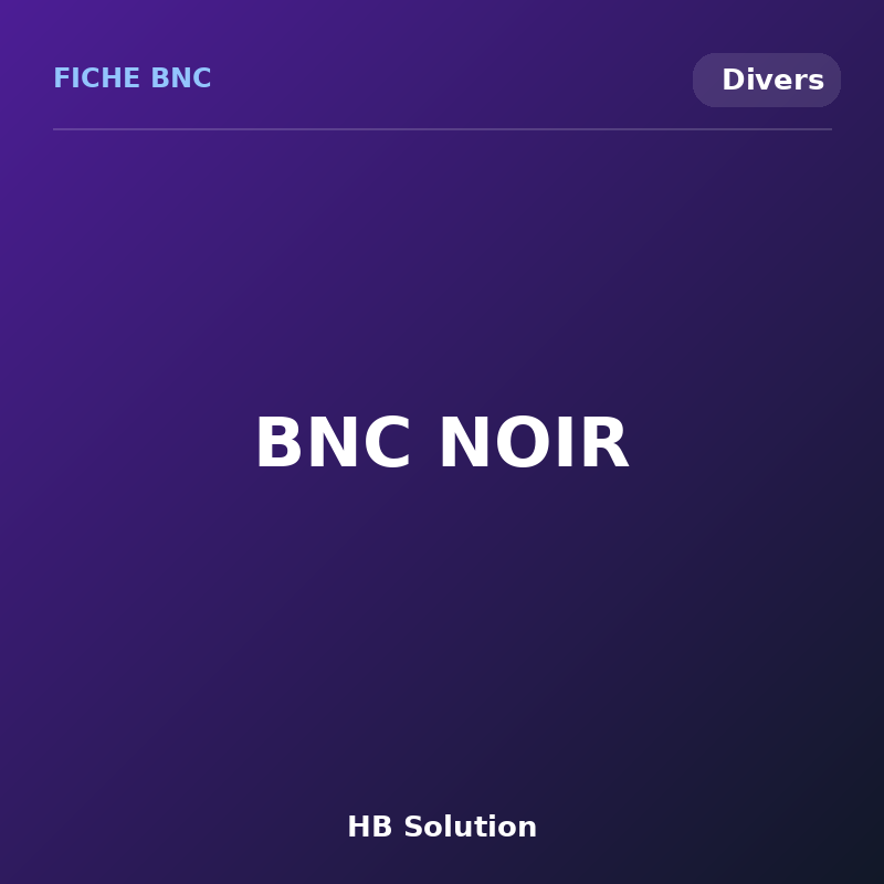 BNC NOIR