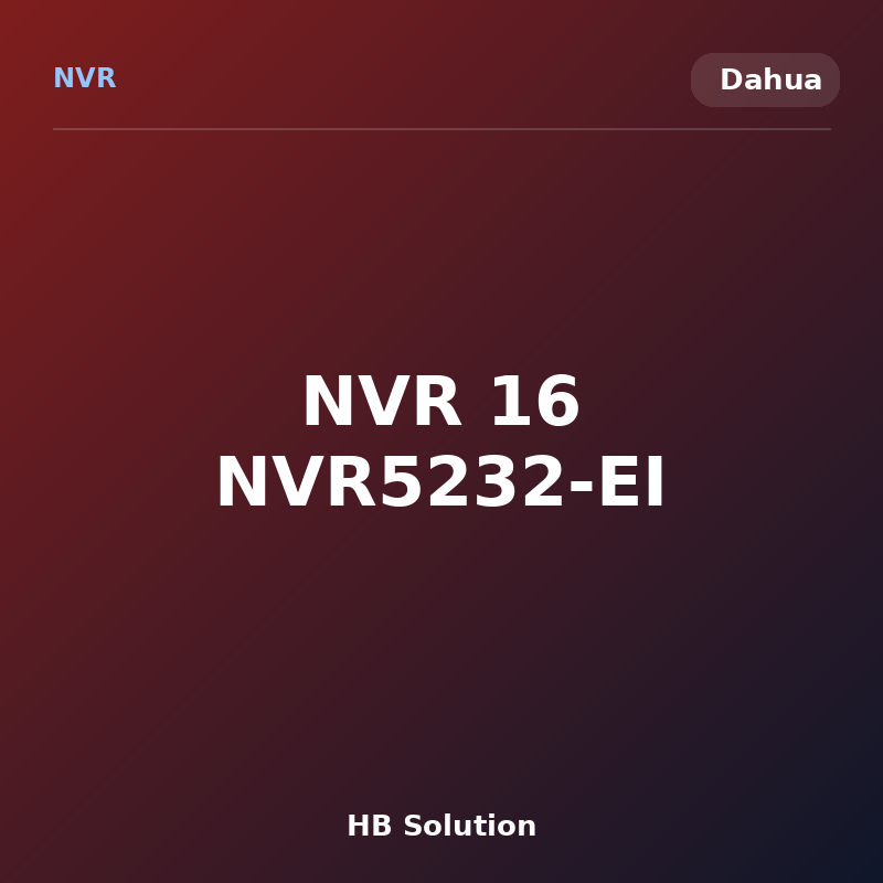 NVR 16 NVR5232-EI