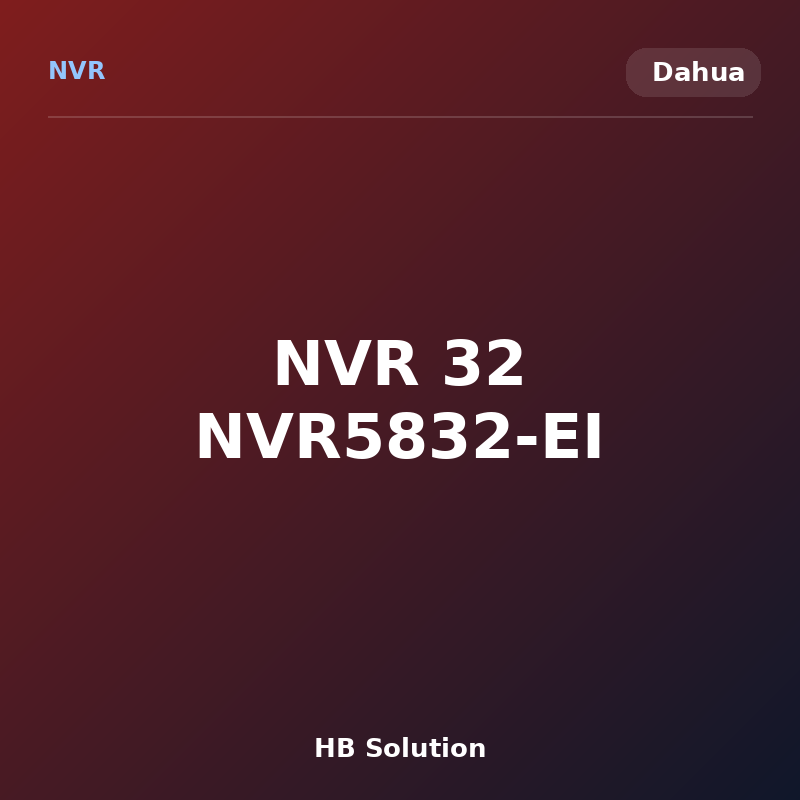 NVR 32 NVR5832-EI