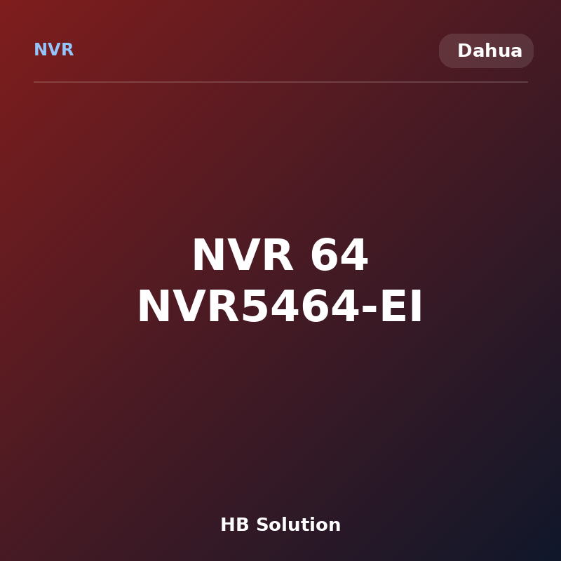 NVR 64 NVR5464-EI