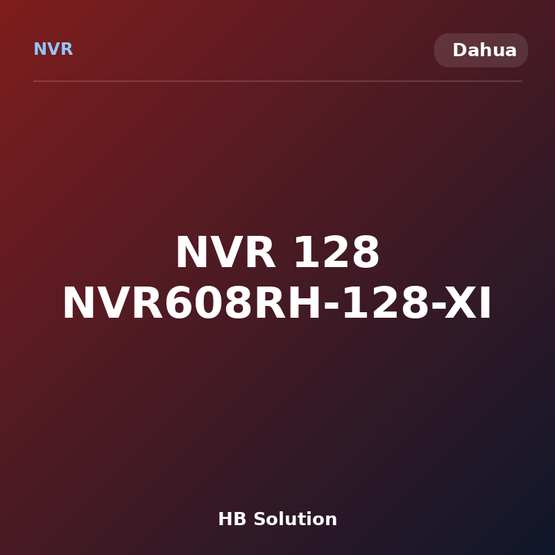 NVR 128 NVR608RH-128-XI