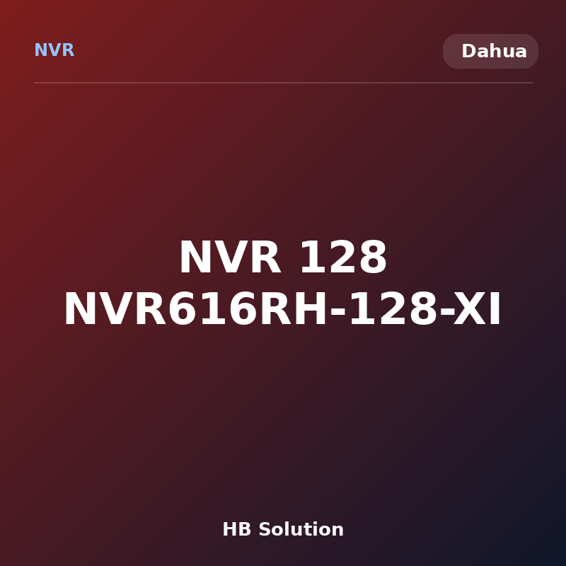 NVR 128 NVR616RH-128-XI